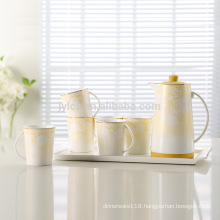 Set of 8 beautiful tea pot for dubai